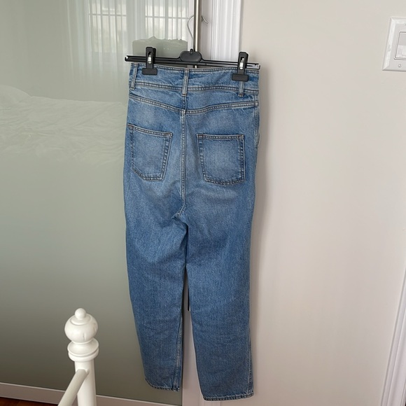 SANDRO Medium Wash Pearl Button Jeans EU 36 / US 4 / S - Picture 7 of 8